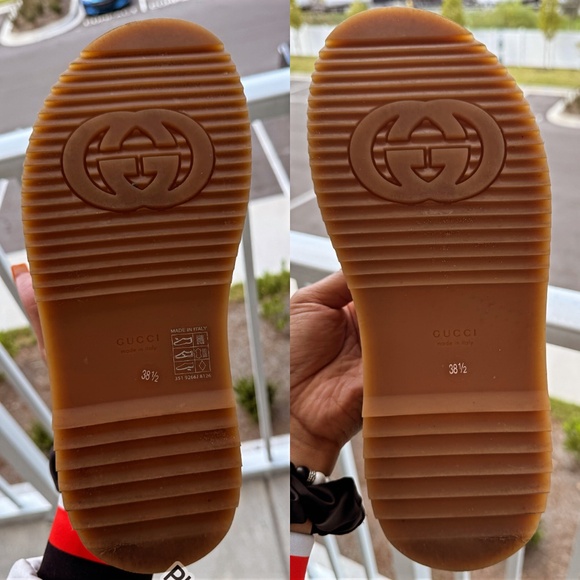 Gucci Platform Sandals, Beige - Picture 3 of 4